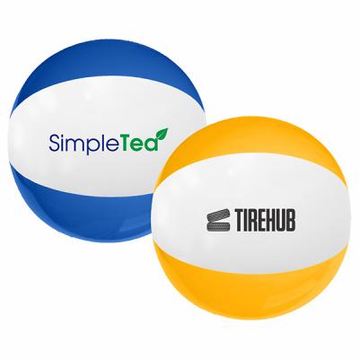 12 inch custom logo beach balls color assorted 