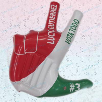 Branded giant inflatable hands for promotion 