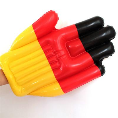 Giant Germany inflatable cheering hands for sports game 