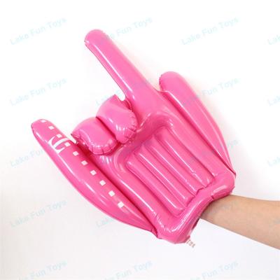 Giant Inflatable finger hands Pink custom Logo European standard