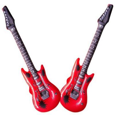 Advertising inflatable guitar custom logo China manufacturer 