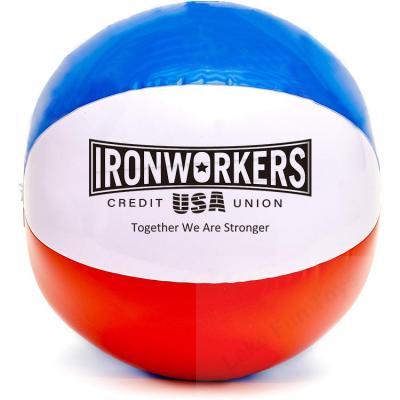 China custom logo beach balls factory sale color size assorted