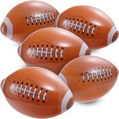 Custom logo inflatable football beach ball Rugby ball 