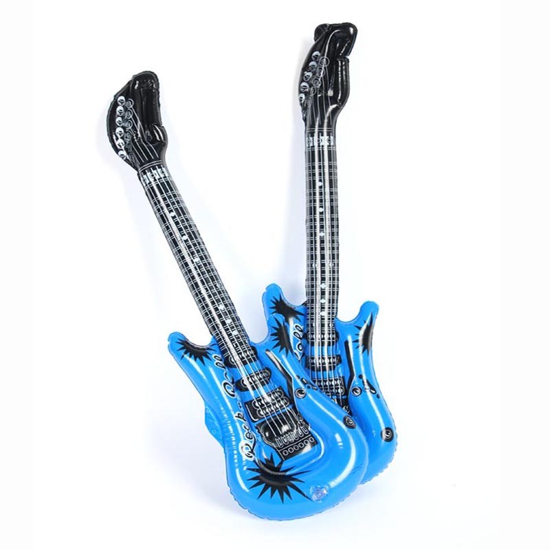 inflatable Guitar Assorted Colors for Party Decoration 36 inch