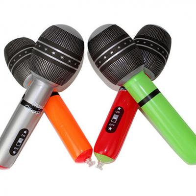 inflatable microphone custom logo for party decoration 