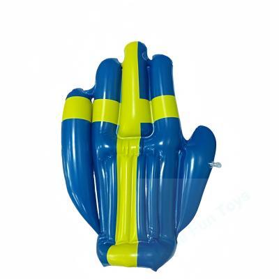 Giant inflatable hand Sweden with custom logo for promotion 